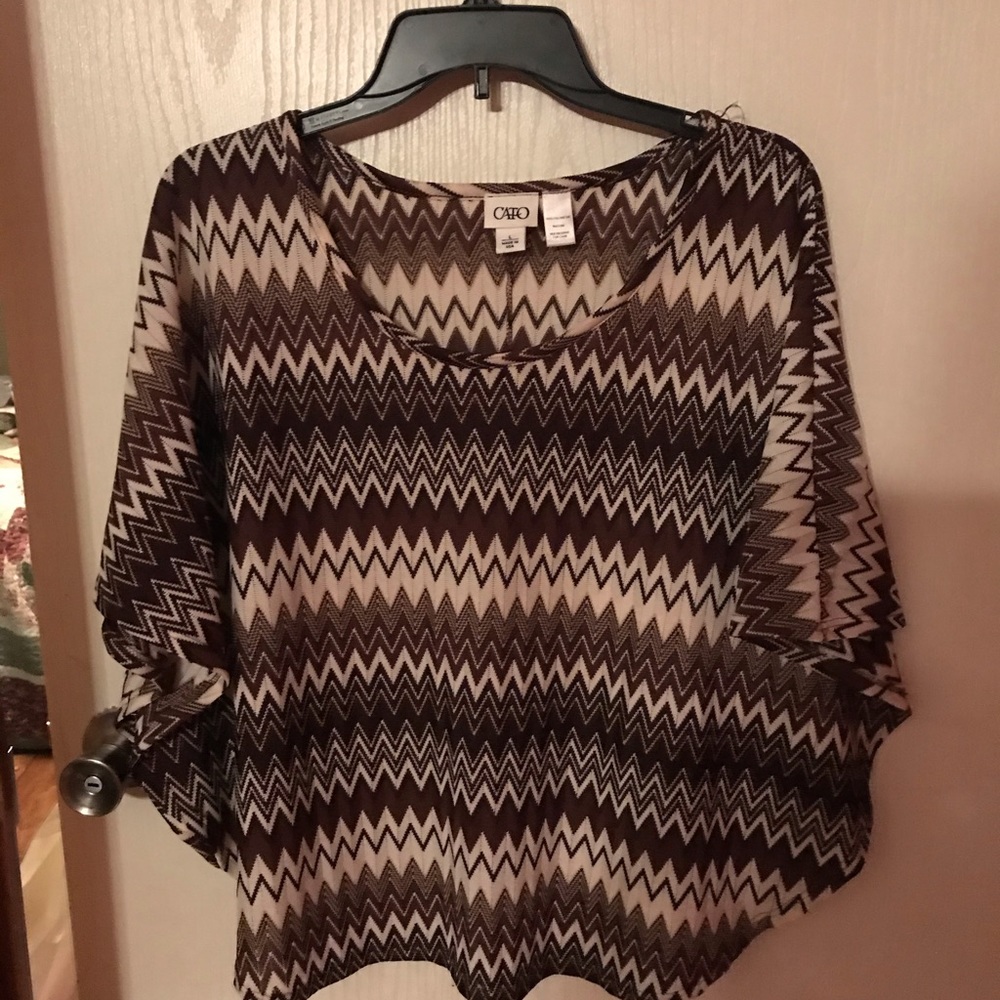 Pull over knit shirt